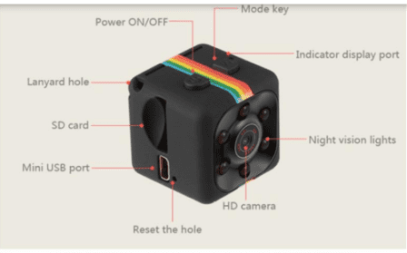 SQ11 Mini Night Vision DV Auto Video Recorder Vlog Sport Camera