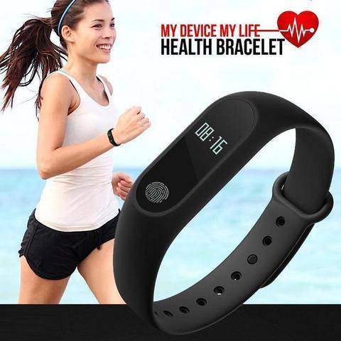 M4 Smart Health Bracelet - Black