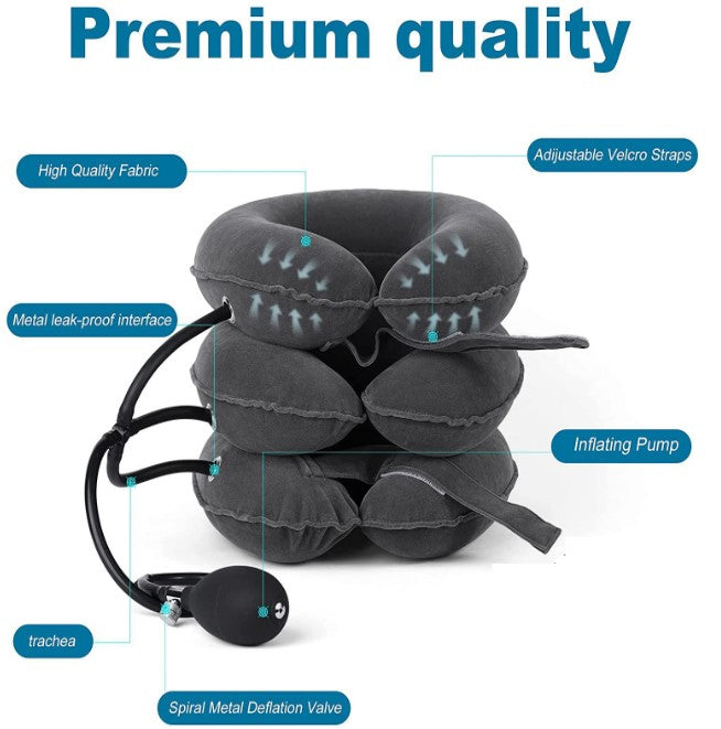 Cervical Traction Device Neck Support Inflatable Pillow