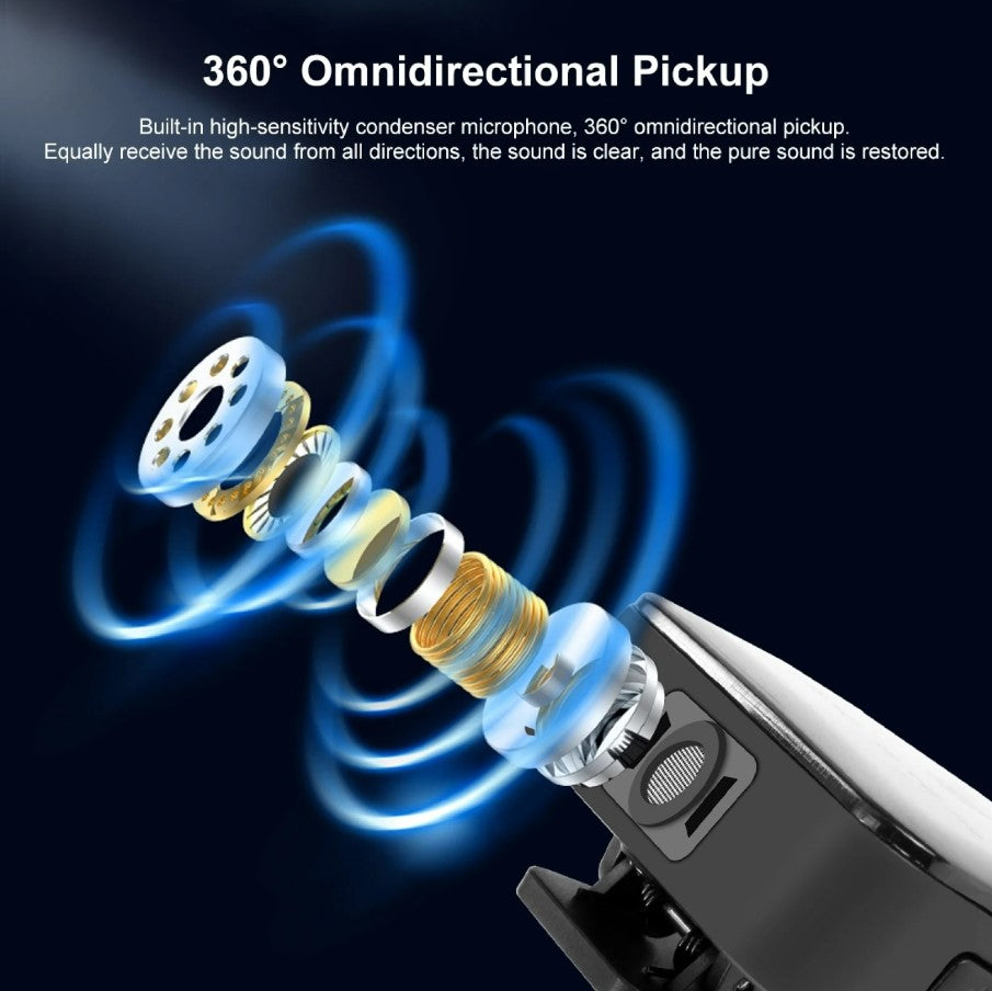 PULUZ Wireless Lavalier Microphone for Mobile Phone - 2 8Pin