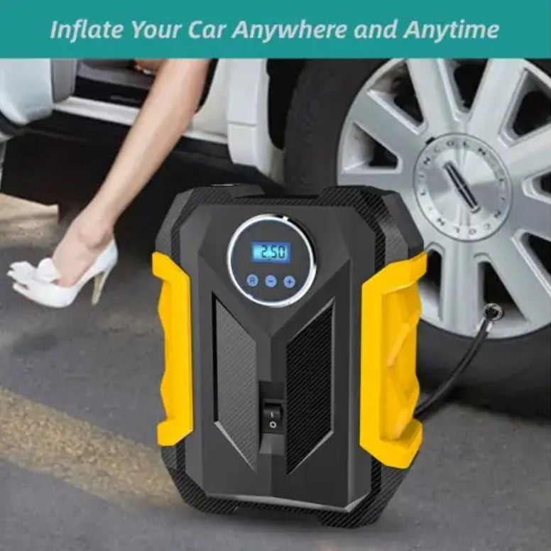Carsun Multifunctional Digital Car Tyre Pump With One Touch Function